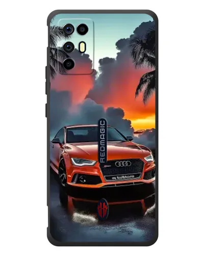 Чехол для ZTE Nubia RedMagic 6R с картинкой «Audi — закат» Чехол для ZTE Nubia RedMagic 6R с картинкой «Audi — закат»