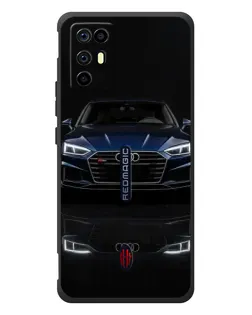 Чохол для ZTE Nubia RedMagic 6R з картинкою «Audi — нічне відображення»