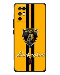 Чохол для ZTE Nubia RedMagic 6R з картинкою «Lamborghini Stripe жовтий»