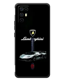 Чехол для ZTE Nubia RedMagic 6R с картинкой «Логотип Lamborghini классика»