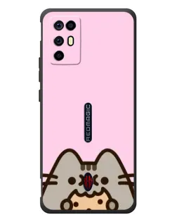 Чохол для ZTE Nubia RedMagic 6R з картинкою «Pusheen та печиво»