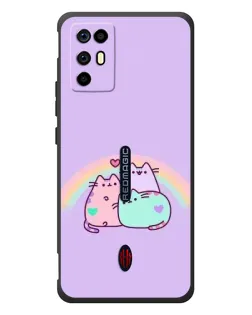 Чохол для ZTE Nubia RedMagic 6R з картинкою «Веселкові Пушини»