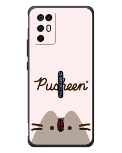 Чохол для ZTE Nubia RedMagic 6R з картинкою «Pusheen логотип»