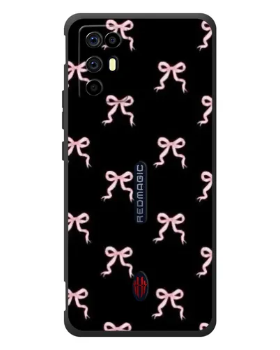 Чехол для ZTE Nubia RedMagic 6R с картинкой «Бант-цветок»