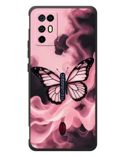 Чохол для ZTE Nubia RedMagic 6R з картинкою «Метелик у диму»