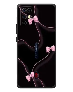 Чехол для ZTE Nubia RedMagic 6R с картинкой «Розовые ленты»