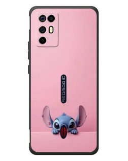 Чохол для ZTE Nubia RedMagic 6R з картинкою «Stitch визирає»
