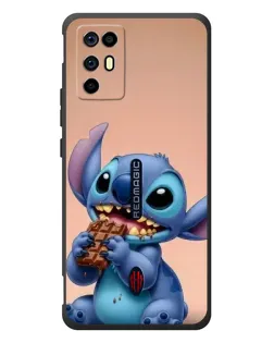 Чохол для ZTE Nubia RedMagic 6R з картинкою «Стіч їсть шоколад»