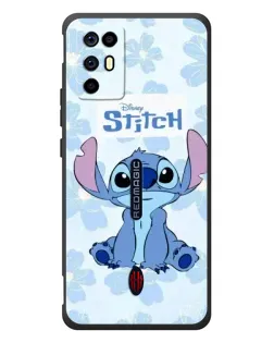 Чохол для ZTE Nubia RedMagic 6R з картинкою «Stitch серед квітів»