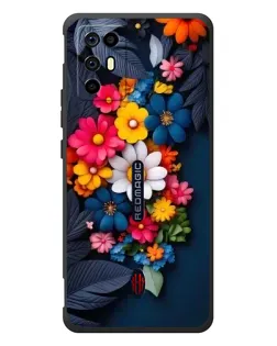 Чохол для ZTE Nubia RedMagic 6R з картинкою «Квіткова феєрія»