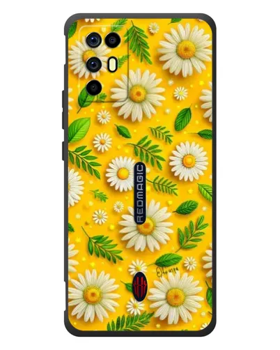 Чехол для ZTE Nubia RedMagic 6R с картинкой «Ромашковое солнце»