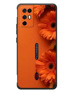 Чохол для ZTE Nubia RedMagic 6R з картинкою «Помаранчеві гербери»