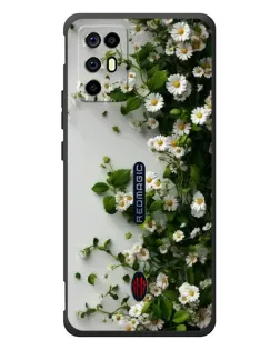Чохол для ZTE Nubia RedMagic 6R з картинкою «Гілка дрібних білих квітів»