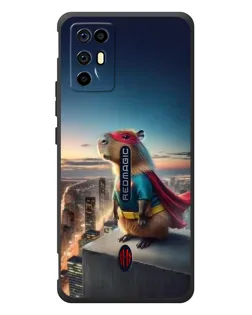 Чохол для ZTE Nubia RedMagic 6R з картинкою «Капі-мен супергерой»
