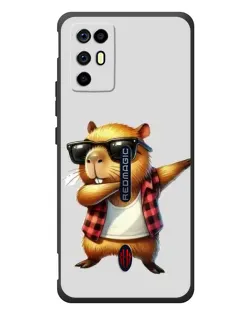 Чохол для ZTE Nubia RedMagic 6R з картинкою «Капібара репер даб»