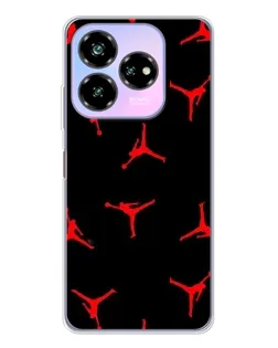 Чехол для ZTE Nubia V60 Design с картинкой «Jordan Red Pattern» Чехол для ZTE Nubia V60 Design с картинкой «Jordan Red Pattern»