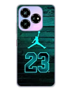 Чехол для ZTE Nubia V60 Design с картинкой «Jordan Cyan 23» Чехол для ZTE Nubia V60 Design с картинкой «Jordan Cyan 23»