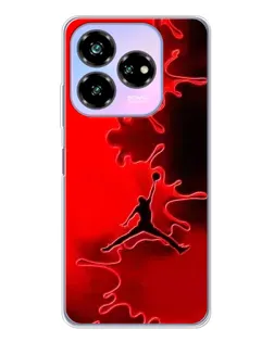 Чехол для ZTE Nubia V60 Design с картинкой «Jordan Red Smoke» Чехол для ZTE Nubia V60 Design с картинкой «Jordan Red Smoke»