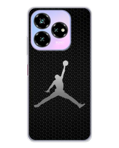 Чехол для ZTE Nubia V60 Design с картинкой «Jordan Dark Carbon»