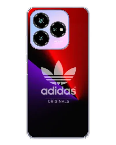 Чехол для ZTE Nubia V60 Design с картинкой «Adidas Red Neon»