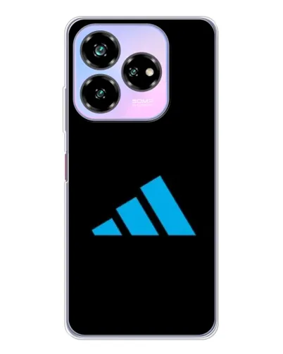 Чехол для ZTE Nubia V60 Design с картинкой «Adidas Cyan Logo»