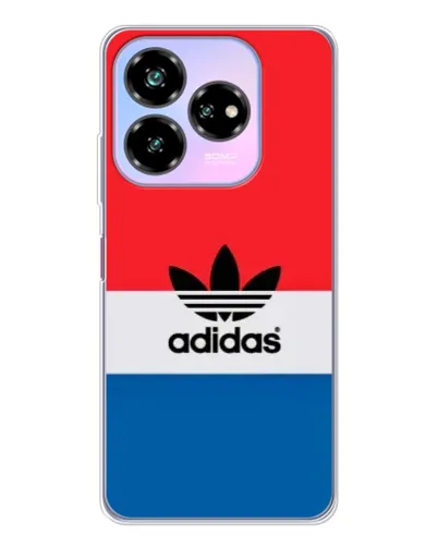Чехол для ZTE Nubia V60 Design с картинкой «Ретро блоки Adidas»