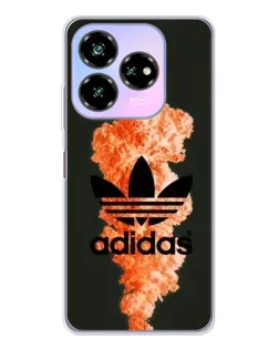 Чехол для ZTE Nubia V60 Design с картинкой «Оранжевый дым Adidas» Чехол для ZTE Nubia V60 Design с картинкой «Оранжевый дым Adidas»