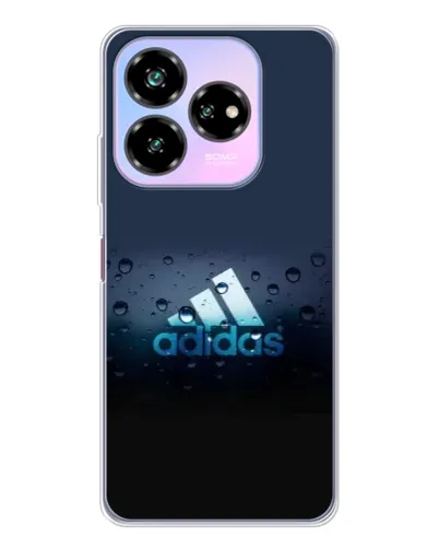 Чехол для ZTE Nubia V60 Design с картинкой «Adidas Water Drops»