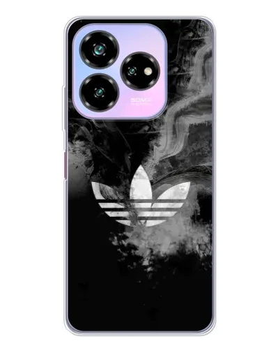 Чехол для ZTE Nubia V60 Design с картинкой «Абстрактный дым Adidas»