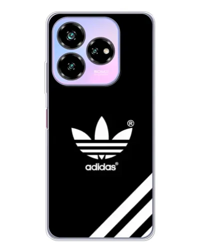 Чехол для ZTE Nubia V60 Design с картинкой «Adidas с диагональными полосами»