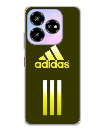 Чехол для ZTE Nubia V60 Design с картинкой «Оливковый градиент Adidas»