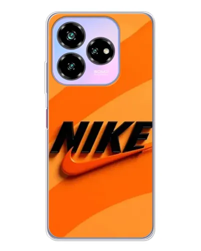 Чехол для ZTE Nubia V60 Design с картинкой «Оранжевый драйв Nike»