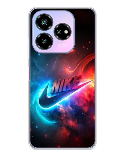 Чехол для ZTE Nubia V60 Design с картинкой «Огненный логотип Nike»