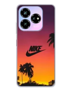 Чехол для ZTE Nubia V60 Design с картинкой «Nike на закате солнца» Чехол для ZTE Nubia V60 Design с картинкой «Nike на закате солнца»