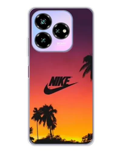 Чехол для ZTE Nubia V60 Design с картинкой «Nike на закате солнца»