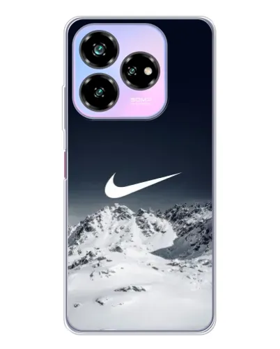 Чехол для ZTE Nubia V60 Design с картинкой «Nike — зимние горы»
