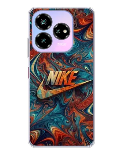 Чехол для ZTE Nubia V60 Design с картинкой «Nike в абстракции»