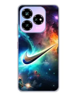 Чехол для ZTE Nubia V60 Design с картинкой «Космический Nike Swoosh» Чехол для ZTE Nubia V60 Design с картинкой «Космический Nike Swoosh»