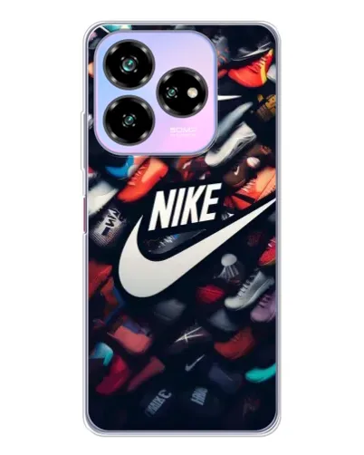Чехол для ZTE Nubia V60 Design с картинкой «Коллекция кроссовок Nike»