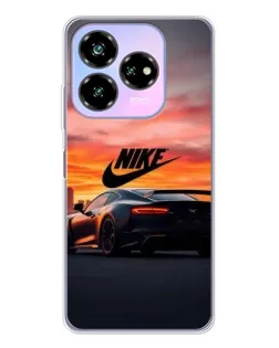 Чехол для ZTE Nubia V60 Design с картинкой «Nike и суперкар» Чехол для ZTE Nubia V60 Design с картинкой «Nike и суперкар»