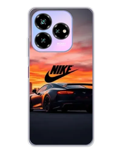 Чехол для ZTE Nubia V60 Design с картинкой «Nike и суперкар»