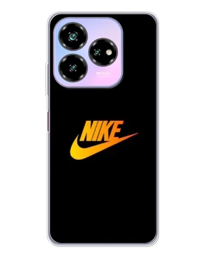 Чехол для ZTE Nubia V60 Design с картинкой «Золотой логотип Nike»