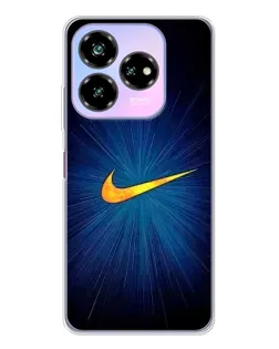 Чехол для ZTE Nubia V60 Design с картинкой «Синий пульс Nike» Чехол для ZTE Nubia V60 Design с картинкой «Синий пульс Nike»