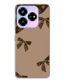 Чехол для ZTE Nubia V60 Design с картинкой «LV — кофейный атлас» Чехол для ZTE Nubia V60 Design с картинкой «LV — кофейный атлас»
