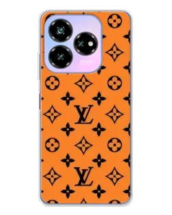 Чехол для ZTE Nubia V60 Design с картинкой «Оранжевый стиль LV» Чехол для ZTE Nubia V60 Design с картинкой «Оранжевый стиль LV»