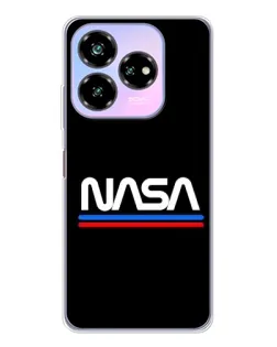 Чехол для ZTE Nubia V60 Design с картинкой «NASA — классика Red Blue» Чехол для ZTE Nubia V60 Design с картинкой «NASA — классика Red Blue»