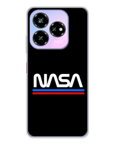 Чехол для ZTE Nubia V60 Design с картинкой «NASA — классика Red Blue» Чехол для ZTE Nubia V60 Design с картинкой «NASA — классика Red Blue»