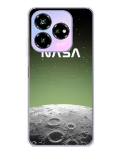 Чехол для ZTE Nubia V60 Design с картинкой «NASA — лунный градиент» Чехол для ZTE Nubia V60 Design с картинкой «NASA — лунный градиент»