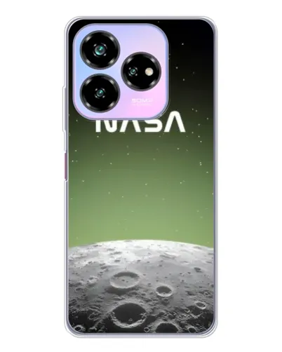 Чехол для ZTE Nubia V60 Design с картинкой «NASA — лунный градиент» Чехол для ZTE Nubia V60 Design с картинкой «NASA — лунный градиент»