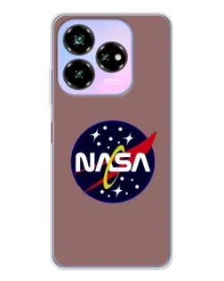 Чехол для ZTE Nubia V60 Design с картинкой «NASA — ретро космос» Чехол для ZTE Nubia V60 Design с картинкой «NASA — ретро космос»